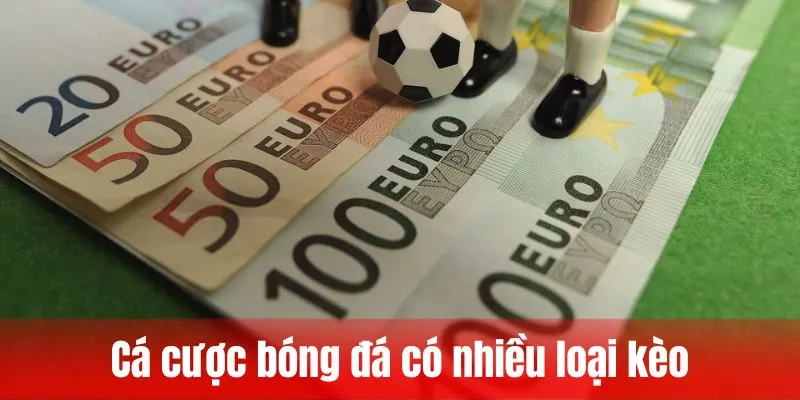Cá cược bóng đá có nhiều loại kèo